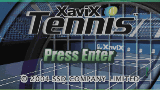 XaviX Tennis Screenshot