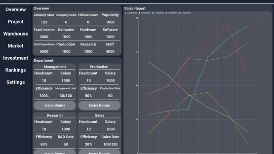 Computer Manufacturer Screenshot