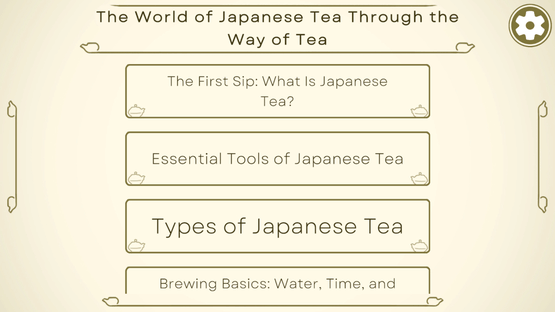 The World of Japanese Tea Through the Way of Tea Screenshot