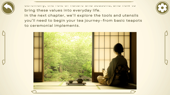 The World of Japanese Tea Through the Way of Tea Screenshot