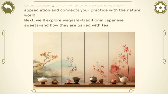 The World of Japanese Tea Through the Way of Tea Screenshot