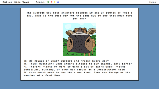 Butter Side Down Screenshot