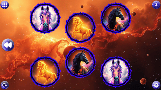 Space Memory: Horses Screenshot