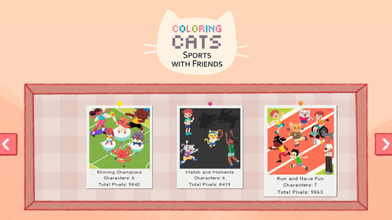 Coloring Cats: Sports With Friends Screenshot