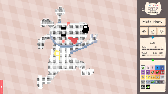 Coloring Cats: Sports With Friends Screenshot