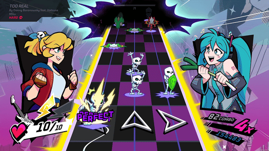 Rift of the NecroDancer: Hatsune Miku - "Too Real" Screenshot