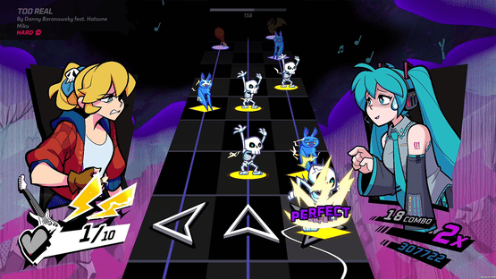 Rift of the NecroDancer: Hatsune Miku - "Too Real" Screenshot