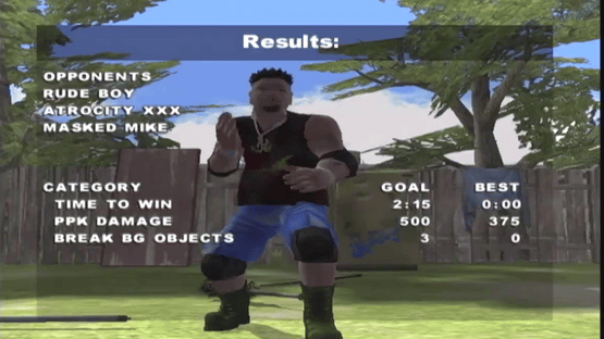 Backyard Wrestling: Don't Try This at Home Screenshot