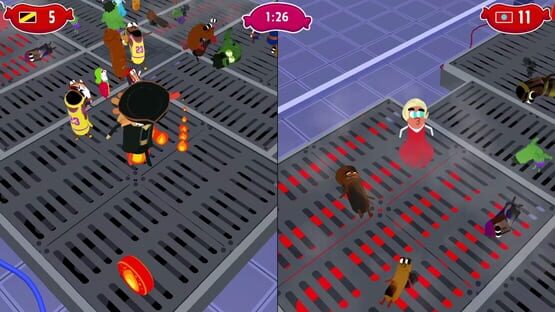 Sausage Wars: Fire Edition screenshot 2