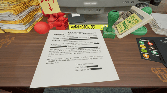 USAID Approvals Department Screenshot