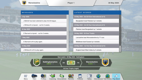 Cricket Captain 2025 Screenshot