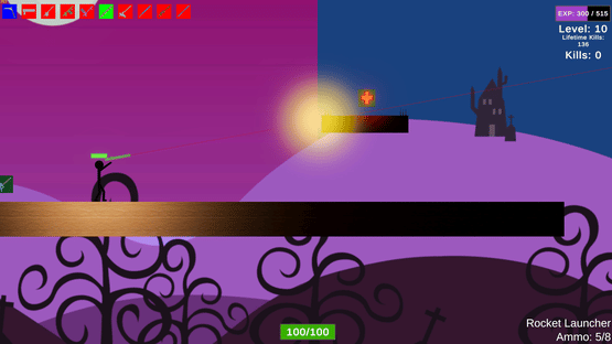 Stick Figure Combat: Rocket Launcher Screenshot