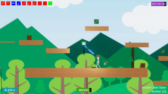 Stick Figure Combat: Double Laser Saber Screenshot