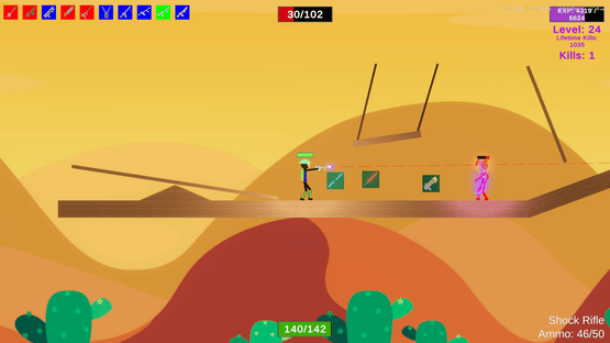 Stick Figure Combat: Elemental Rifle Pack Screenshot