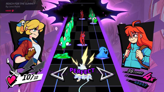 Rift of the NecroDancer: Celeste - "Reach for the Summit" Screenshot