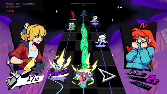 Rift of the NecroDancer: Celeste - "Reach for the Summit" Screenshot