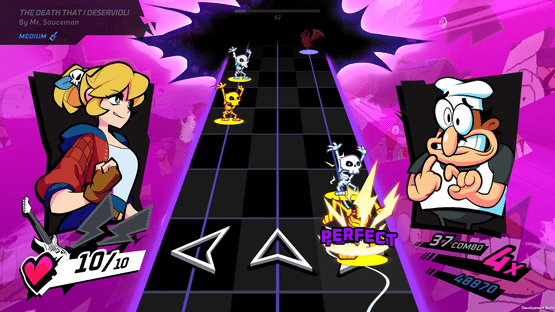Rift of the NecroDancer: Pizza Tower - "The Death That I Deservioli" Screenshot