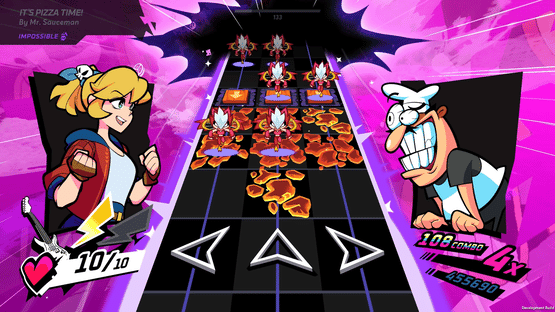 Rift of the NecroDancer: Pizza Tower - "It's Pizza Time!" Screenshot