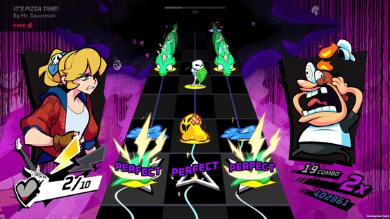 Rift of the NecroDancer: Pizza Tower - "It's Pizza Time!" Screenshot