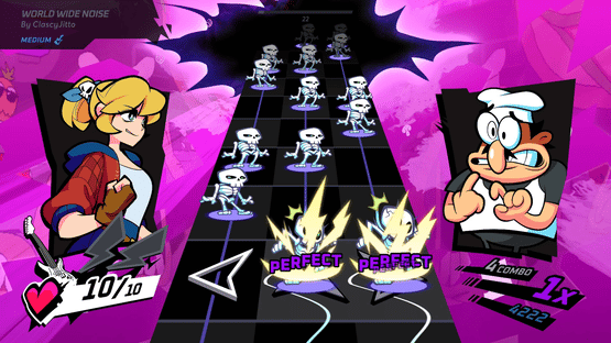 Rift of the NecroDancer: Pizza Tower - "World Wide Noise" Screenshot