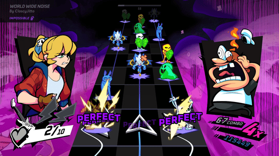 Rift of the NecroDancer: Pizza Tower - "World Wide Noise" Screenshot
