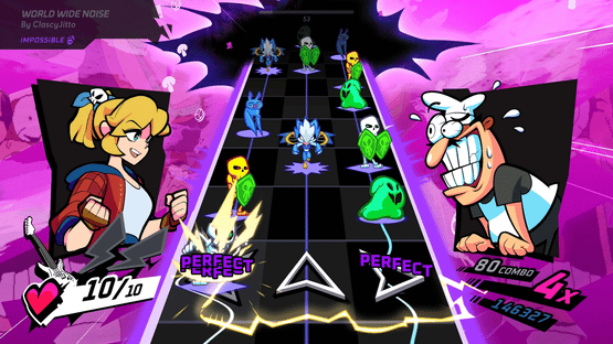 Rift of the NecroDancer: Pizza Tower - "World Wide Noise" Screenshot