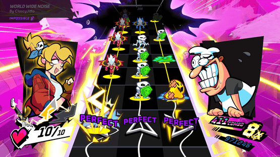 Rift of the NecroDancer: Pizza Tower - "World Wide Noise" Screenshot