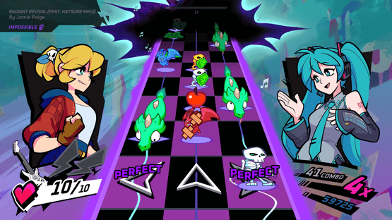 Rift of the NecroDancer: Hatsune Miku - "Radiant Revival" Screenshot