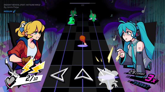 Rift of the NecroDancer: Hatsune Miku - "Radiant Revival" Screenshot
