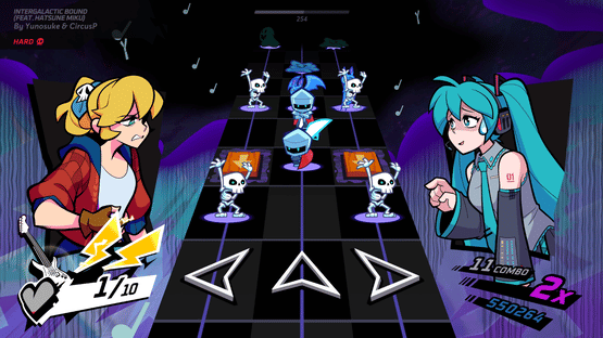 Rift of the NecroDancer: Hatsune Miku - "Intergalactic Bound" Screenshot