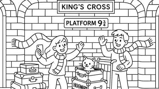 100 Cats Lost in England Find & Color Screenshot