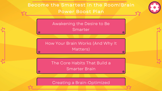 Become the Smartest in the Room! Brain Power Boost Plan Screenshot