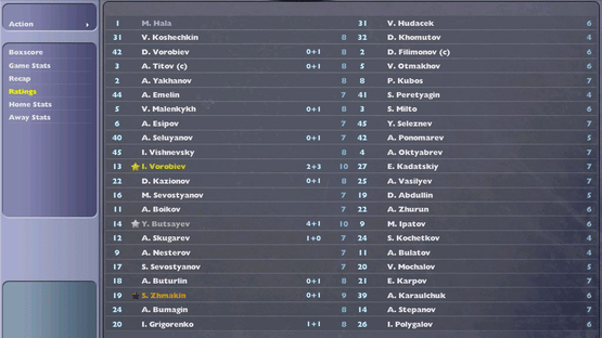 NHL Eastside Hockey Manager 2005 Screenshot