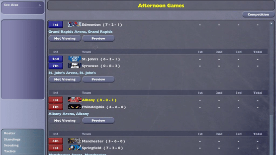 NHL Eastside Hockey Manager 2005 Screenshot