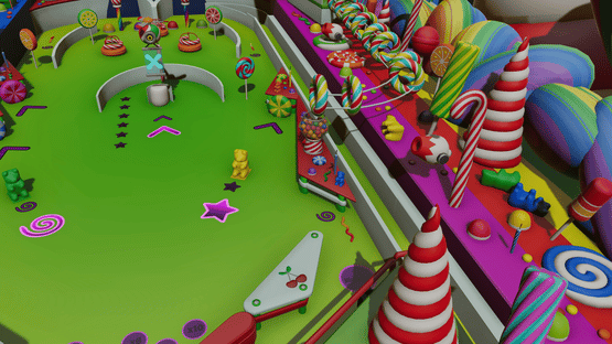 Roxy Raccoon's Pinball Panic: Candycopia Screenshot