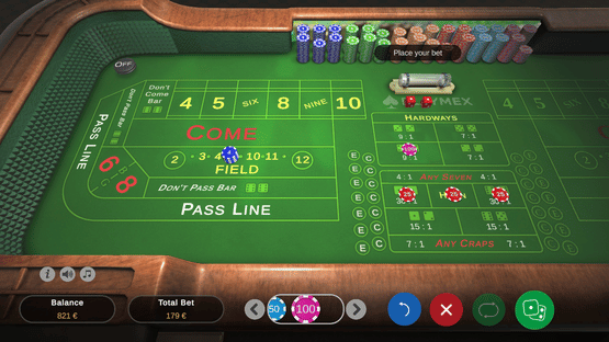 Pro Craps Screenshot