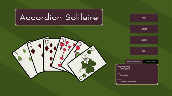 Accordion Solitaire Screenshot