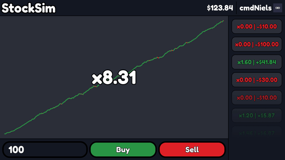 StockSim Screenshot