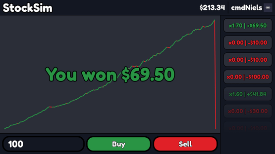 StockSim Screenshot