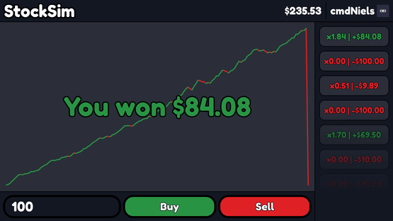 StockSim Screenshot