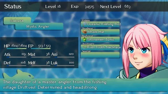Mystic Fishing: A Fantasy Fishing RPG screenshot 1