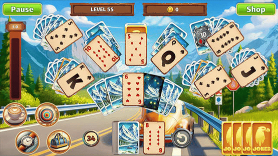 American Journey Solitaire Screenshot