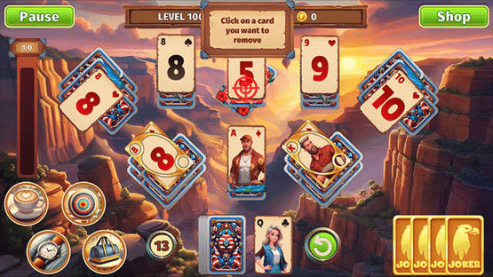 American Journey Solitaire Screenshot