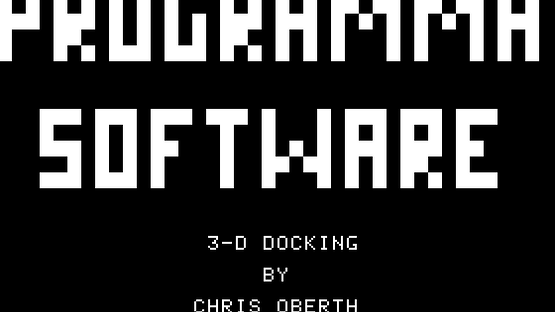 3-D Docking Mission Screenshot