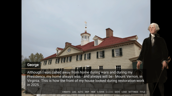 Important People of History: Presidents - George Washington Screenshot