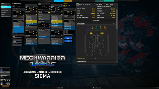 MechWarrior Online: Sigma Legendary Mech Pack Screenshot