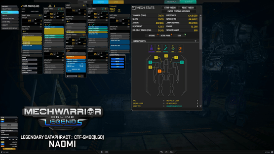 MechWarrior Online: Naomi Legendary Mech Pack Screenshot