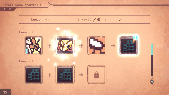 Logiart Grimoire: Emil's Magic Training, Part 4 Screenshot