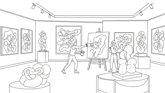 100 Cats Lost in Modern Art Mayhem screenshot 5