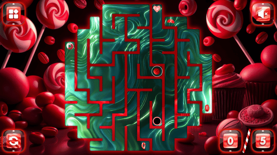 Sweetie Candy Maze: Red Cherry Screenshot